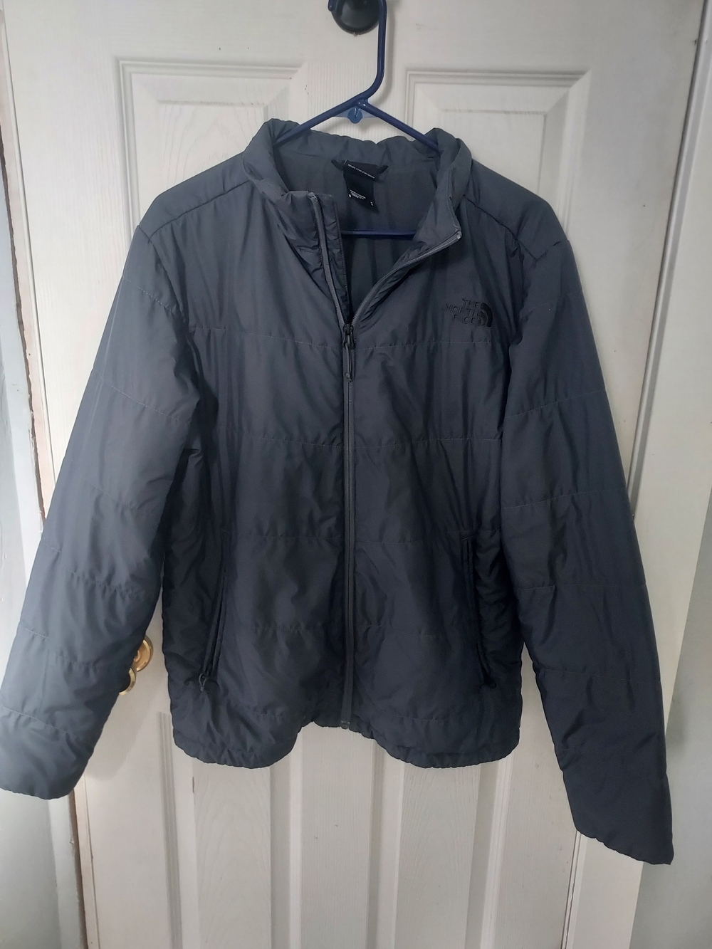 The North Face Men’s Charcoal Blue Insulated Jacket